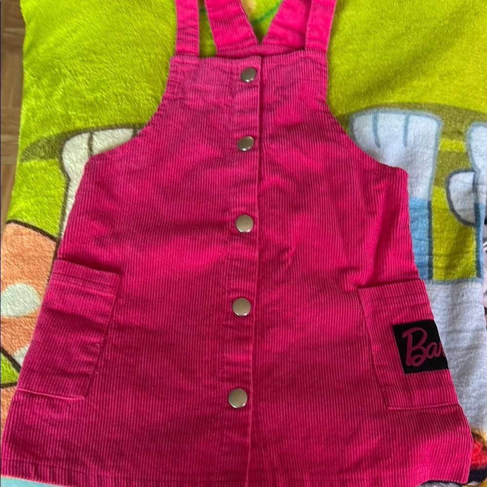 Barbie Pink Denim Overalls